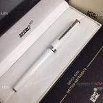 White Resin Pix Collection Rollerball Pen - Replica Mont Blanc Pens For Sale